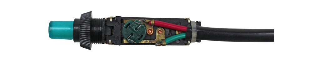 SKU 442769.VM - Botão A/C Universal Retangular [Led Verde] [Tecla] 12v e 24v