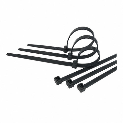 SKU 157200.VM - DNI5062 – Abraçadeira de Nylon Preta 200 x 3,6mm – Kit 100 Pçs