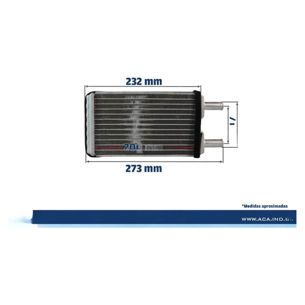 SKU 430965.VM - RADIADOR AQUECIMENTO VW VOLKSWAGEN WORKER E DELIVERY 6150 / 7150 / 8150 / 9150 - PROCOOLER