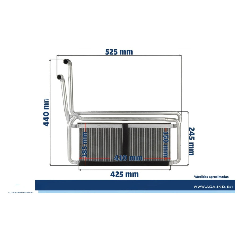 SKU 430785.VM - Aquecedor Scania Série 5 G420 2008 a 2020