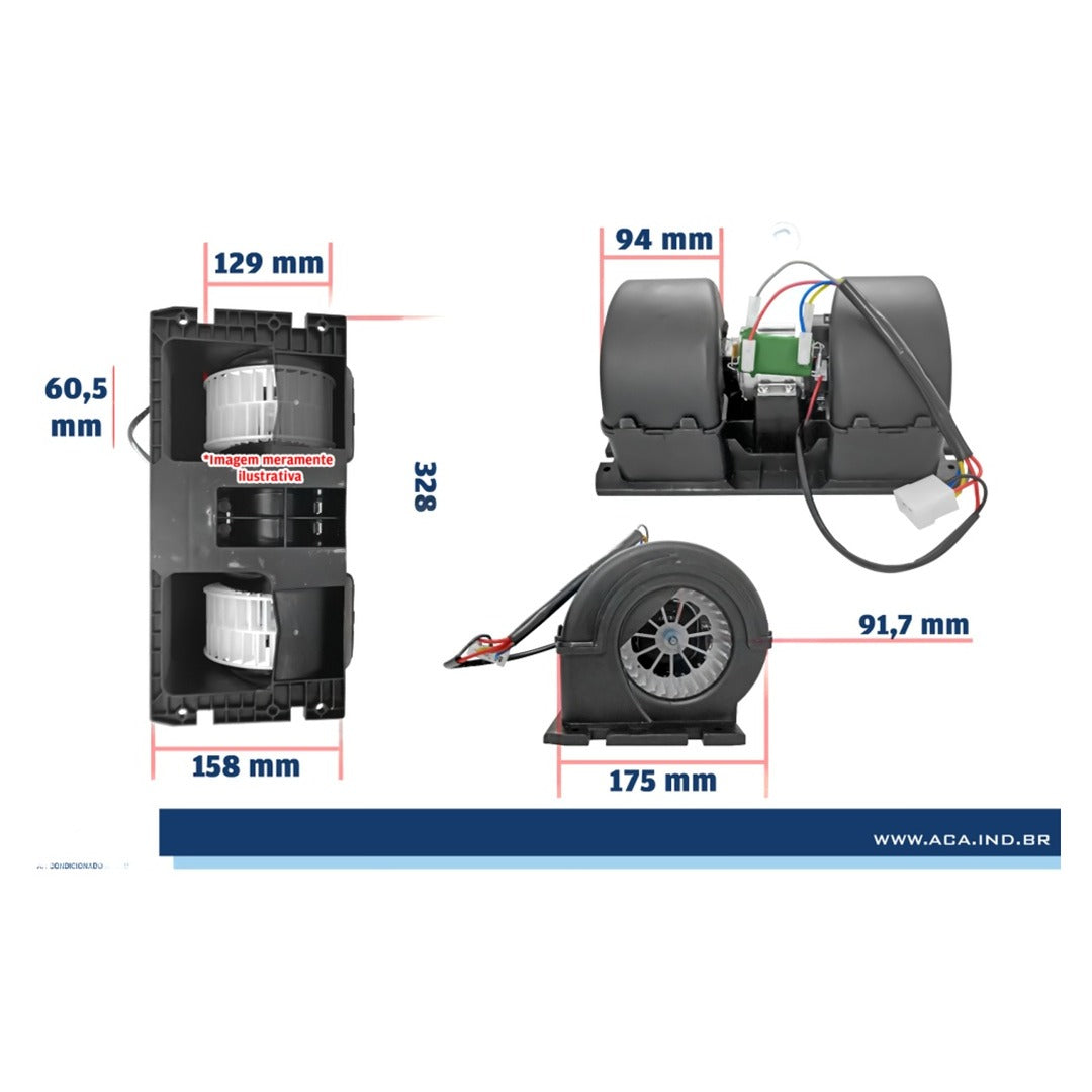 SKU 420895.VM - MOTOR CAIXA AR VOLVO FH 2002 > - PROCOOLER