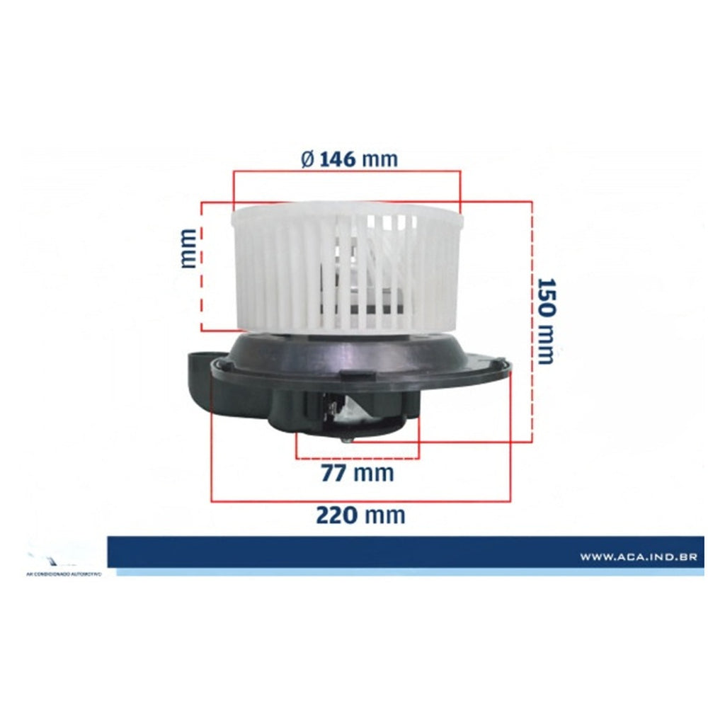 SKU 420479.VM - Ventilador da Caixa MB Axor >2019, Atego >2019 24v [Painel Antigo] [Caixa Behr]