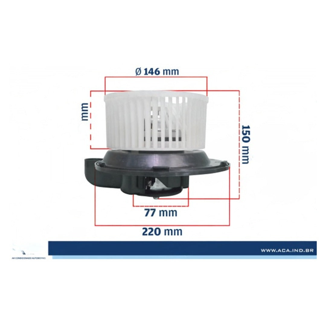 SKU 420479.VM - Ventilador da Caixa MB Axor >2019, Atego >2019 24v [Painel Antigo] [Caixa Behr]
