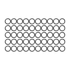 SKU 200131.VM - Oring R134 12mm Fino [Pacote com 10 peças] [Preto]