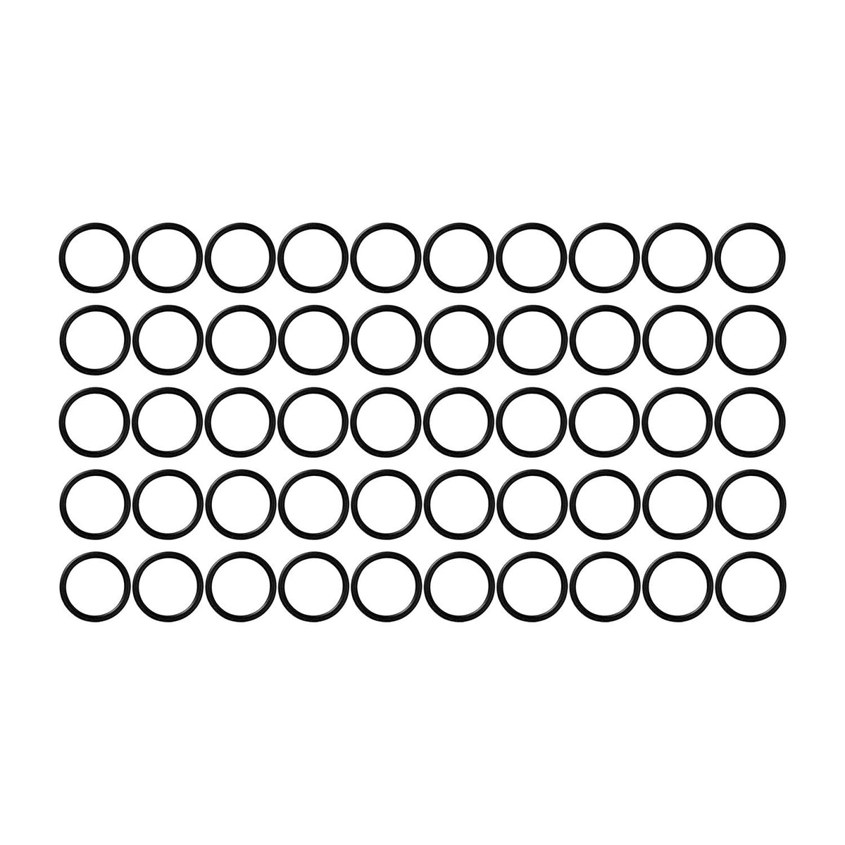 SKU 200131.VM - Oring R134 12mm Fino [Pacote com 10 peças] [Preto]